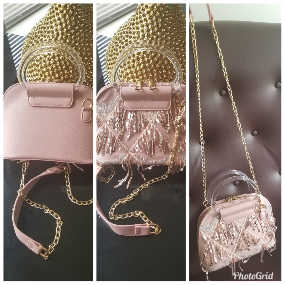 New baby pink mini bag